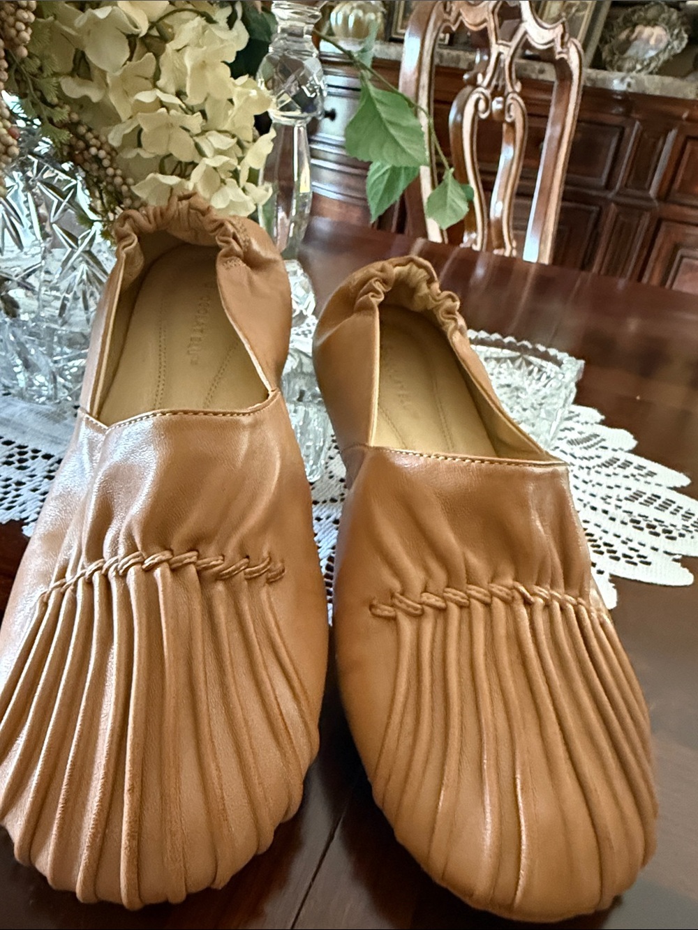 Chocolate Blu Slip on Flats Size 8 1/2